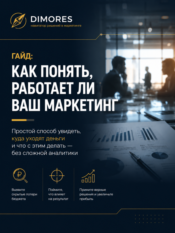 Как понять, работает ли маркетинг — гайд DIMORES